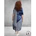 DYB Jurk Blauw/Wit