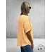 New Collection Shirt Flowerpower Oranje-Geel
