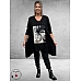 FRENZI Tuniek Zwart/Beige 
