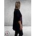 FRENZI Shirt Flower Lady  Zwart/Paars