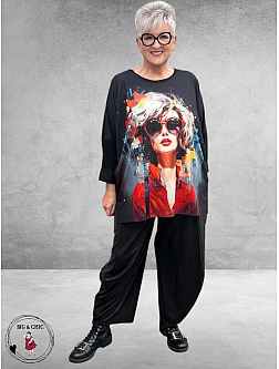 FRENZI Shirt Met Statement