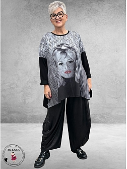 FRENZI Shirt A-Lijn Brigitte Bardot