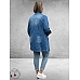 GOZZIP Spijkerjas Amela Licht Blauw