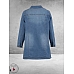 GOZZIP Spijkerjas Amela Licht Blauw