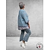 GOZZIP Blouse-Tuniek Ima Blue-Roze