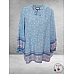 GOZZIP Blouse-Tuniek Ima Blue-Roze