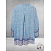 GOZZIP Blouse-Tuniek Ima Blue-Roze