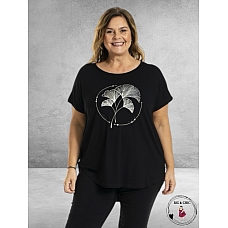 GOZZIP T-Shirt Gitte Zwart 