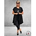GOZZIP Waistcoat Mouna Zwart