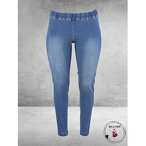 GOZZIP Jeans MAYA LEGGING Light  Blue Denim