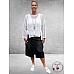 GOZZIP Spijkerrok Alena Black