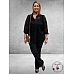 GOZZIP Blouse Hilma Zwart/Lace