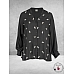 GOZZIP Blouse Ghita Zwart