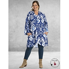 GOZZIP Tuniek/Blouse Ingun Wit/Blauw