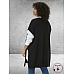 KAFFE CURVE Poncho Cannett Zwart