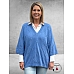 KAFFE CURVE Knit Pullover Carlie Ebb And Flow