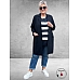 KAFFE CURVE Trui Lizzy Midnight/Chalk 