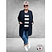 KAFFE CURVE Trui Lizzy Midnight/Chalk 
