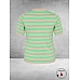KAFFE CURVE Trui Lizzy Feather Gray/Green