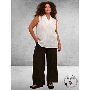 KAFFE CURVE Top Alana Chalk