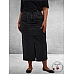 KAFFE CURVE Denim Rok Gima Dark Grey