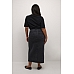 KAFFE CURVE Denim Rok Gima Dark Grey