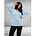 KAFFE CURVE Trui Plooimouw Celestial Blue