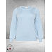 KAFFE CURVE Trui Plooimouw Celestial Blue
