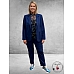 KAFFE CURVE Truitje Johanna Grafisch Blauw