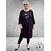 KAFFE CURVE Jurk Loni Dawn Purple