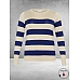 KAFFE CURVE Trui Lizzy Blue Feather Grey