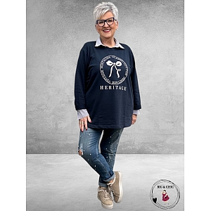 Kaffe Curve Sweatshirt CELINA Midnight Marine