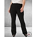 KAFFE CURVE Bootcut Jeans Dina Zwart