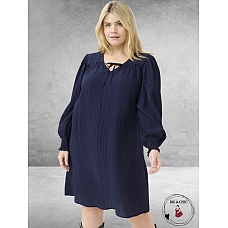 KAFFE CURVE Jurk Linna Midnight Marine