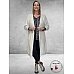 KAFFE CURVE Cardigan Luela Feather Gray Melange