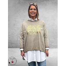 SUNFLOWER Trui Zand/Goud
