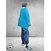 Trui Gebreid Aquamarijn Blauw Oversize