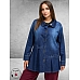 KEKOO Blouse Jas Indigo Denim