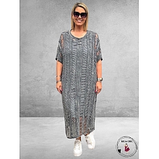B-ONE Fashion Jurk Grijs