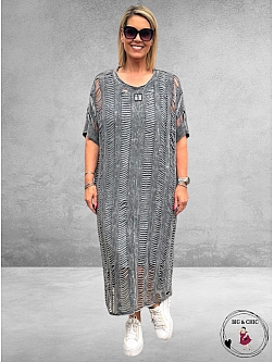 B-ONE Fashion Jurk Grijs