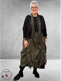 Moonshine Jurk Ophaal Khaki