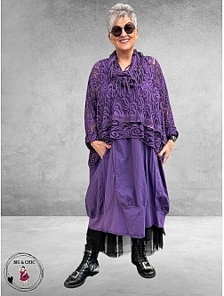 Moonshine Lange Ballonjurk – Mouwloos Lila 