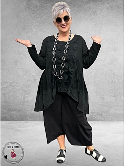 Moonshine Tuniek High-Low Zwart