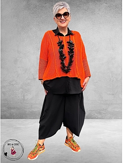 Moonshine Ballonbroek  Plooien Zwart 