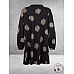 NOEN Tuniek Zwart Beige Applicaties