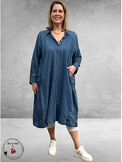 NOEN Jurk Denim Look Wow-Effect