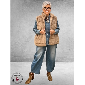 BG Gilet Faux Fur Camel