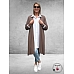 OPHILIA Lange Vest NENA Taupe