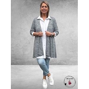 OPHILIA Vest SERENA Blue Stripe