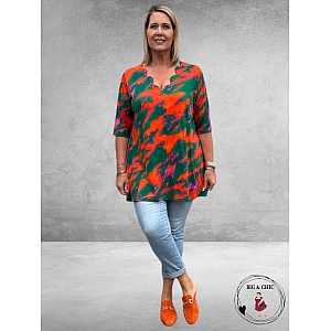 Ophilia Jersey Shirt Mona Lava Green